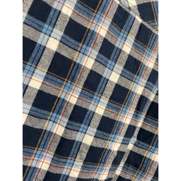 Boston Traders Mens Blue White Plaid Button Down Shirt Top NEW Size XL - Picture 4 of 7